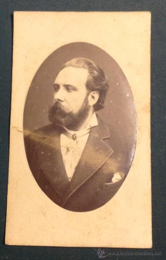 Fotografia antica: CARTE DE VISITE. FOTOGRAFIA FRANCO HISPANO AMERICANA. RETRATO DE SE&Ntilde;OR. JAIME ESTAP&Eacute;.