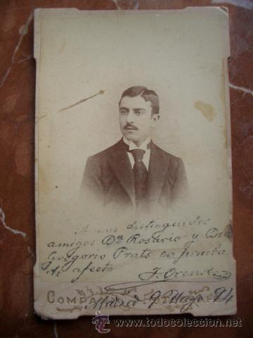Antique Photography: CArte de visite de Compa&ntilde;y, Raro reverso