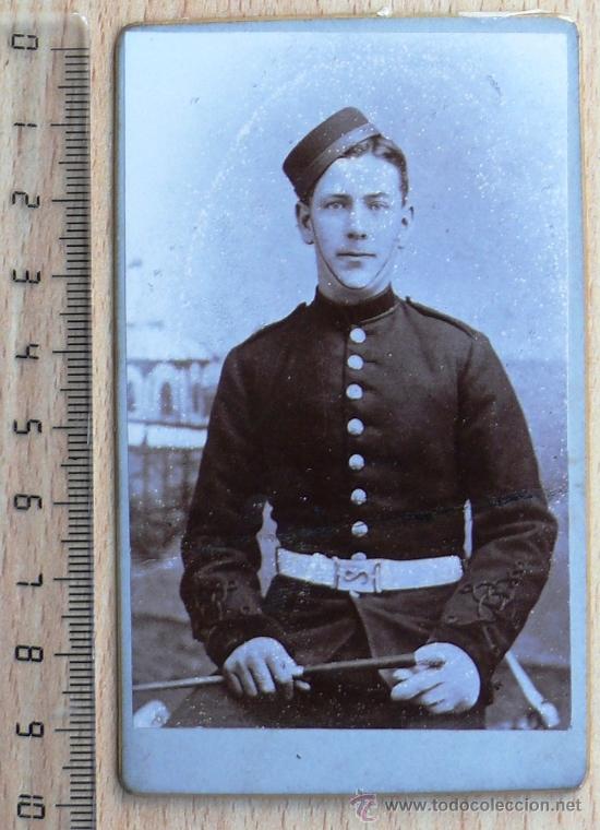 Fotografia antica: MILITAR. SOLDADO BRIT&Aacute;NICO. CARTE DE VISITE (CDV)