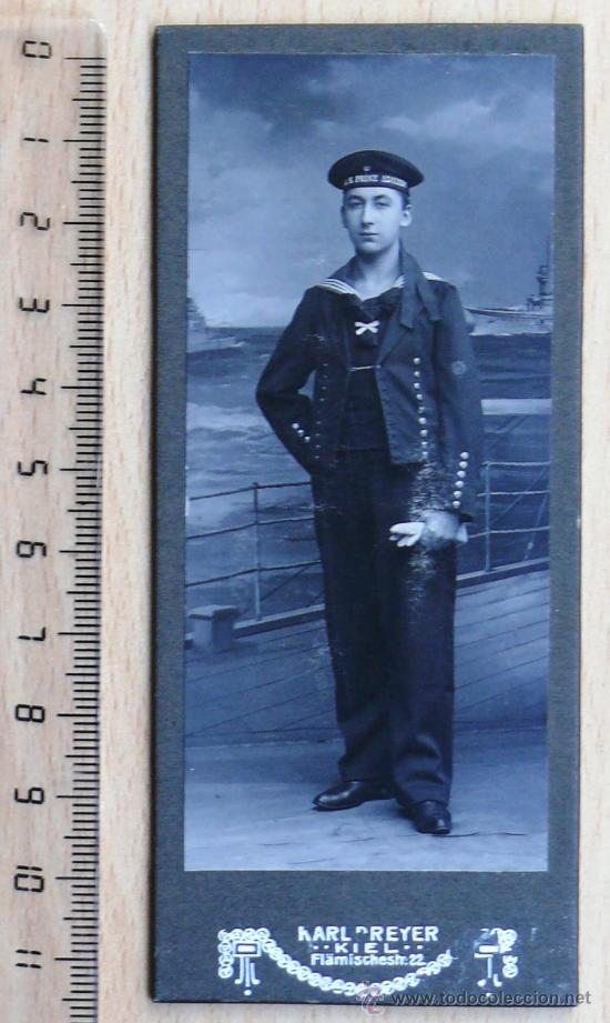 Fotografia antiga: ARMADA ALEMANA. FOTO MARINERO . CARTE DE VISITE (CDV)