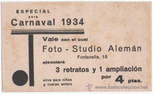 Fotografia antiga: Foto - Studio Alem&aacute;n