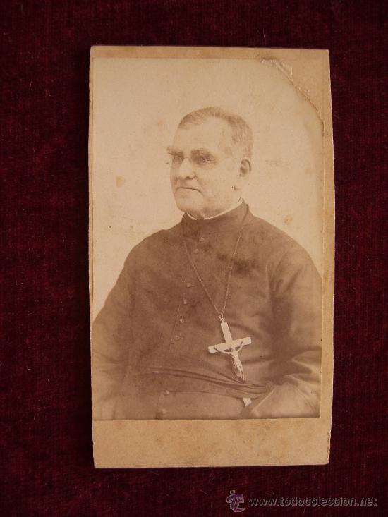 Fotograf&iacute;a antigua: Fotograf&iacute;a Antigua. Carte de Visite. Retrato Religioso. S.J. Jarvis. Francia.