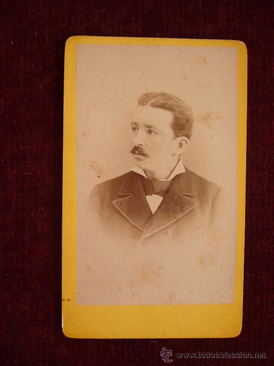 Fotografia antica: Fotograf&iacute;a Antigua. Carte de Visite. Retrato de Hombre. Fot. M&eacute;phisto. Paris.