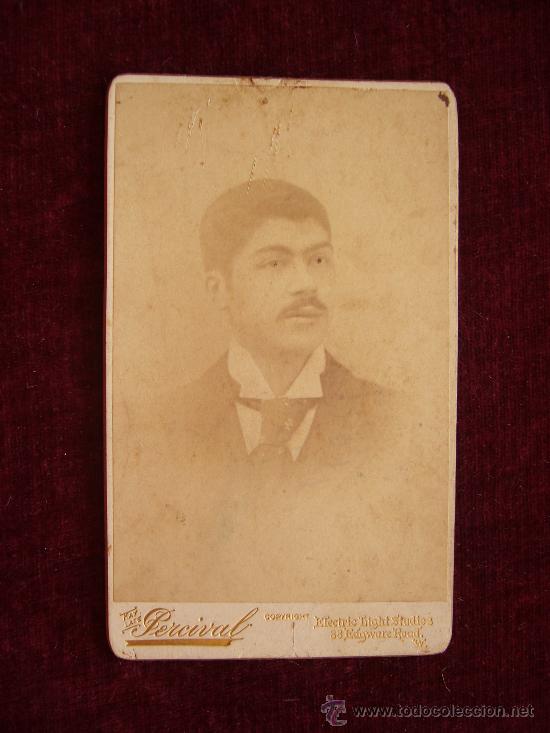 Fotografia antica: Fotograf&iacute;a Antigua. Carte de Visite. Retrato de Hombre. Percival.