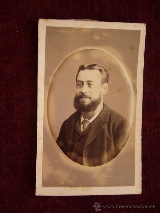 Fotografia antica: Fotograf&iacute;a Antigua. Carte de Visite. Retrato de Hombre.