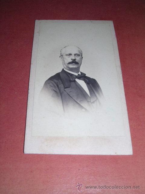 Photographie ancienne: CARTE DE VISITE , PERSONAJE - 11X6,5 CM.