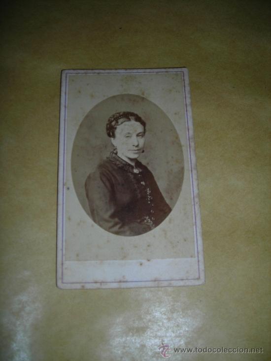 Photographie ancienne: CARTE DE VISITE JNLHAS PHOTOGRAPHE MILLAU , EN LAPIZ  NOEMI CABANES PINAU