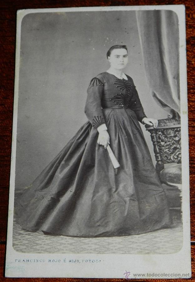 Fotograf&iacute;a antigua: ANTIGUA FOTOGRAFIA ALBUMINA CDV, FOT. FRANCISCO ROJO E HIJO, CALLE DE SALINAS N. 4, MALAGA, MIDE 10,