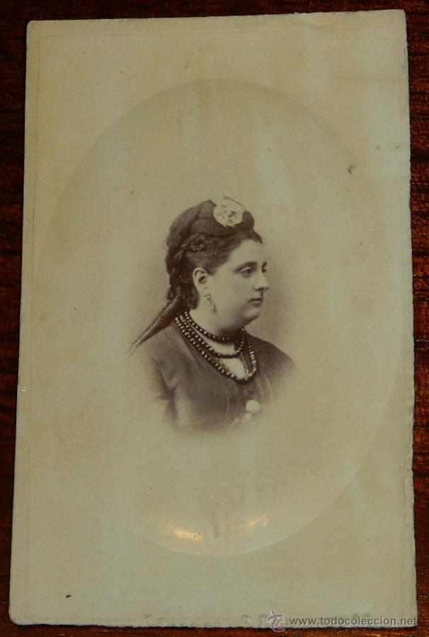 Photographie ancienne: ANTIGUA FOTOGRAFIA ALBUMINA TIPO CDV, MIDE 9,6 X 6 CMS.
