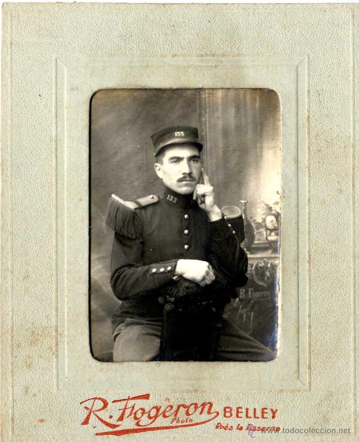 Fotograf&iacute;a antigua: FRANCIA, FOTO MILITAR FOTOG. R. FOGERON