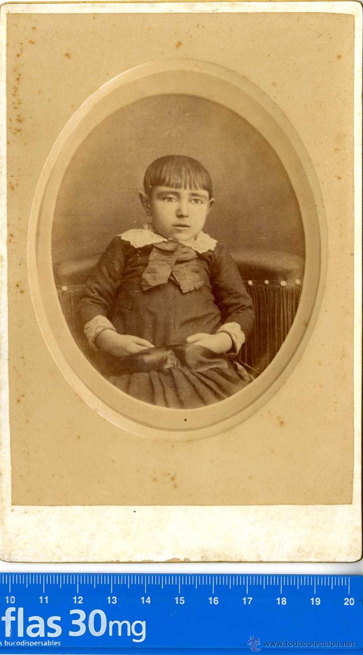 Fotograf&iacute;a antigua: MORTANDAD, IMPACTANTE FOTO TIPO C.D.V.  CRIATURA  FALLECIDA ????