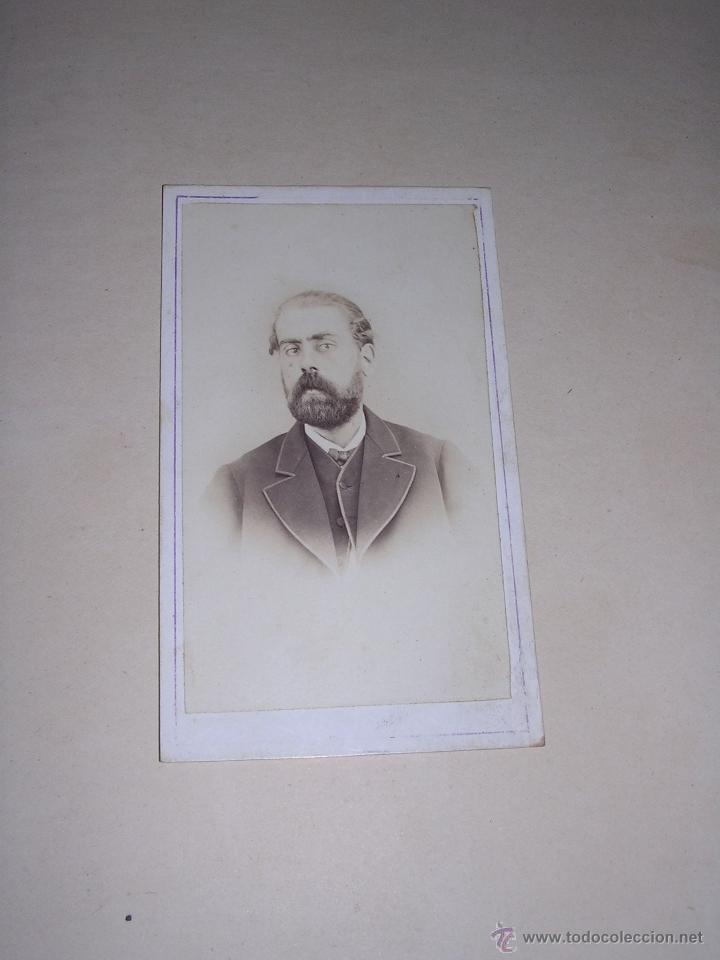 Fotograf&iacute;a antigua: CARTE DE VISITE , PARTE POSTERIOR ESCRITO JAUME ROMEU .