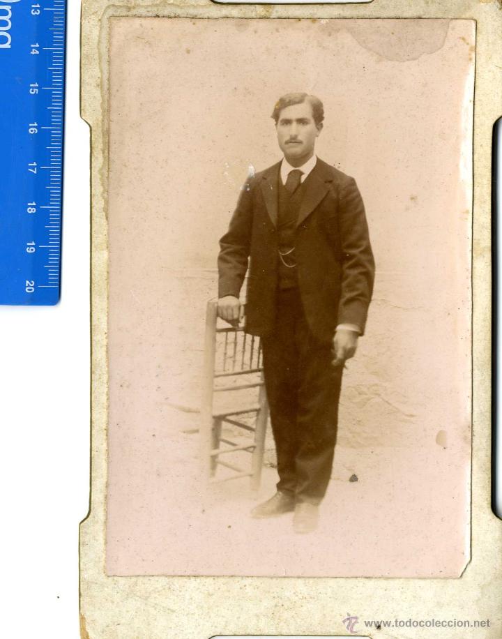 Fotografia antica: CDV CABALLERO SIN FOT&Oacute;GRAFO