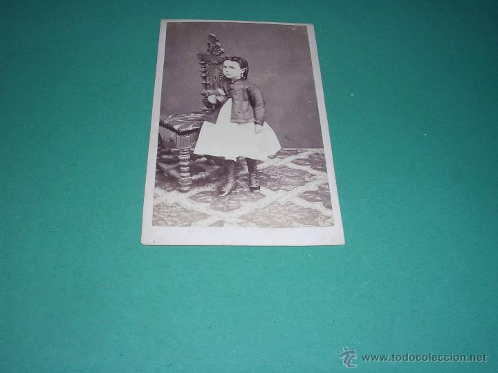 Fotografia antica: FOTO CARTE DE VISITE - J.DAVICCE FOTOGRAFO  - TAMPON PARTE POSTERIOR