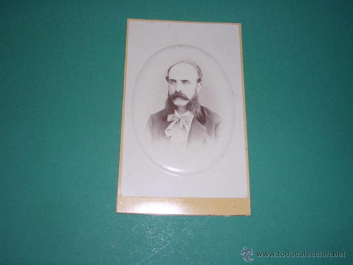 Fotografia antica: FOTO- CARTE DE VISITE JUAN MARTI FOTOGRAFO C. ESCUDELLERS N&ordm; 39 10X6,5 CM.