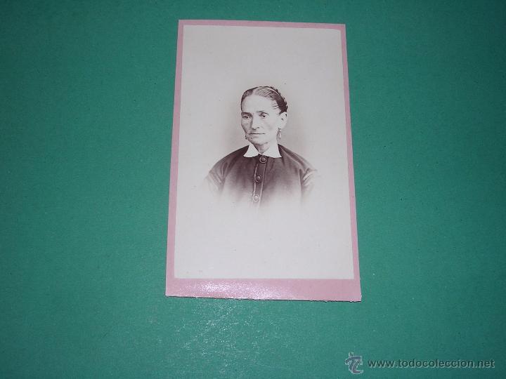 Fotografia antica: FOTO- CARTE DE VISITE JUAN MARTI FOTOGRAFO C. ESCUDELLERS N&ordm; 39 10X6,5 CM.