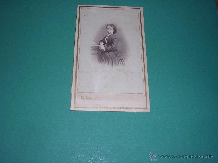 Fotografia antica: FOTO - CARTE DE VISITE M. SALA FOTOGRAFO DE LA REAL CASA C.RAURICH N&ordm; 5 ENTRADA POR FERNANDO  BARCEL