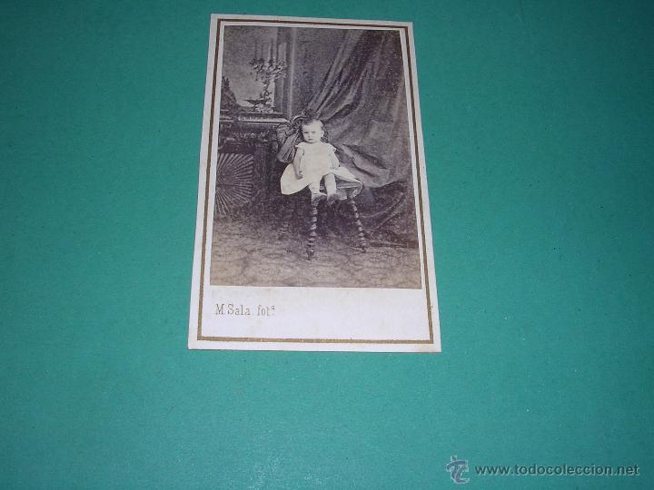 Fotografia antica: FOTO - CARTE DE VISITE M. SALA FOTOGRAFO DE LA REAL CASA C.RAURICH N&ordm; 5 BARCEL