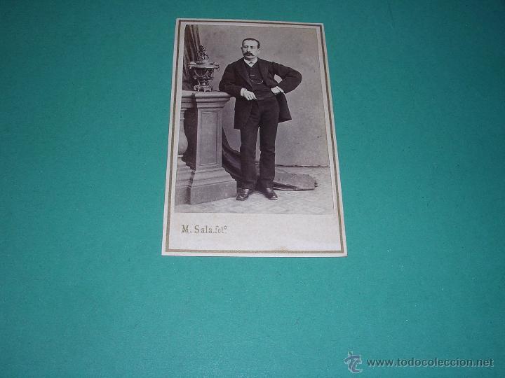 Fotografia antica: FOTO - CARTE DE VISITE M. SALA FOTOGRAFO DE LA REAL CASA C.RAURICH N&ordm; 5 BARCEL