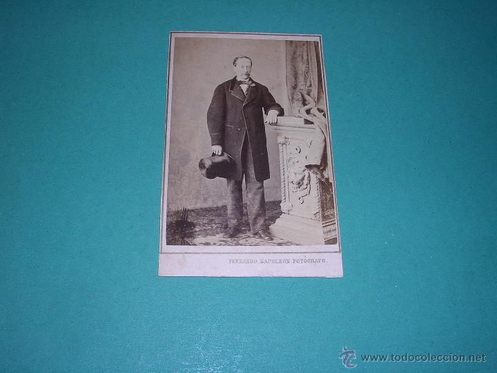 Fotografia antica: foto - carte de visite fotografia de M. FERNANDO Y ANAIS NAPOLEON RAMBLA FRENTE Sta. MONICA N&ordm;17 BAR