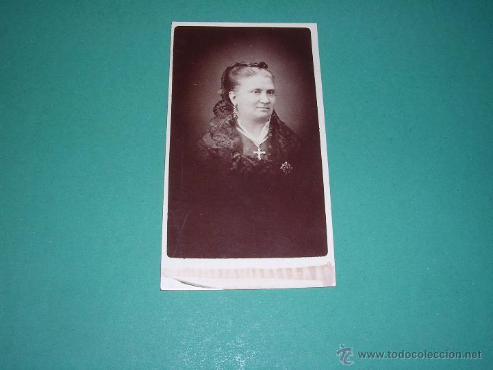 Fotografia antica: FOTO - CARTE DE VISITE A.F. DIT NAPOLEON E HIJO FOTOGRAFOS DE S.S.M.M.SALONES Y GALERIA SITUADA P&ordf; P