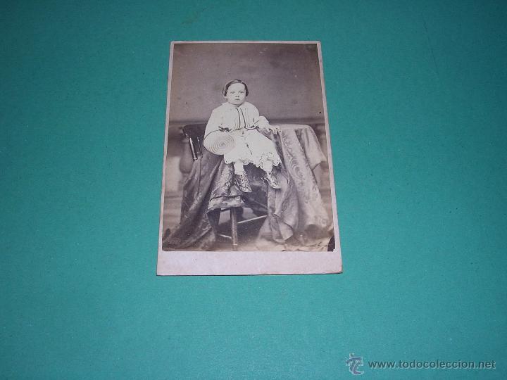 Fotografia antica: FOTO - CARTE DE VISITE - 10X6 CM.