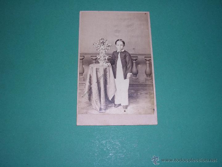 Fotografia antica: FOTO - CARTE DE VISITE - 10X6 CM.