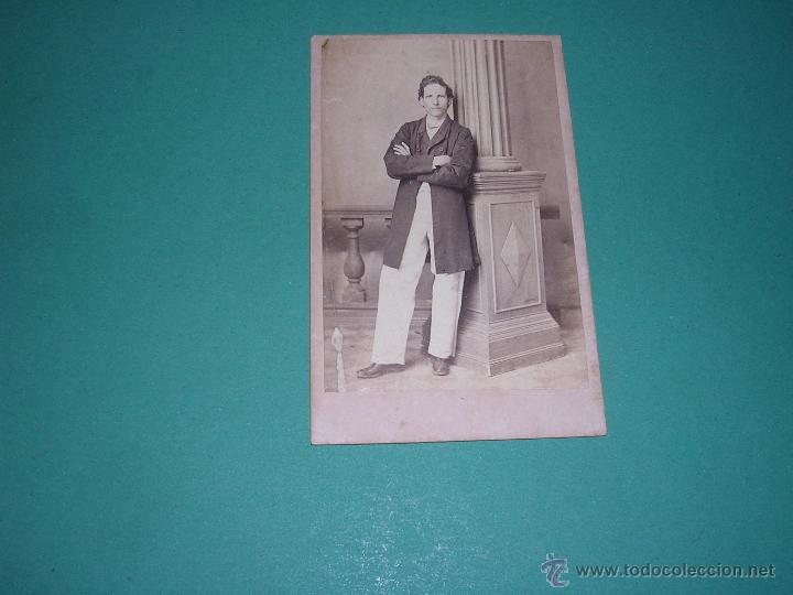 Fotografia antica: FOTO - CARTE DE VISITE - 10X6 CM.