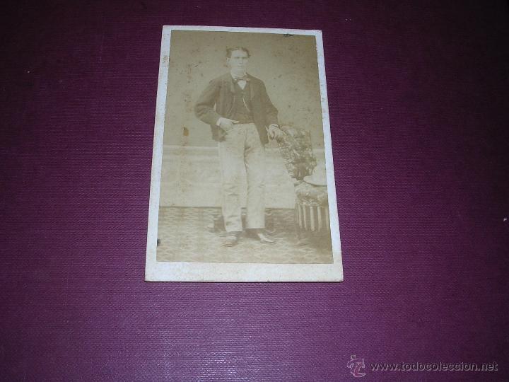 Fotografia antiga: FOTOGRAFIA - CARTE DE VISITE FOTOGRAFIA VENECIANA J. DAVICCE RAMBLA CANALETAS ESQ. PLAZA CATALU&Ntilde;A