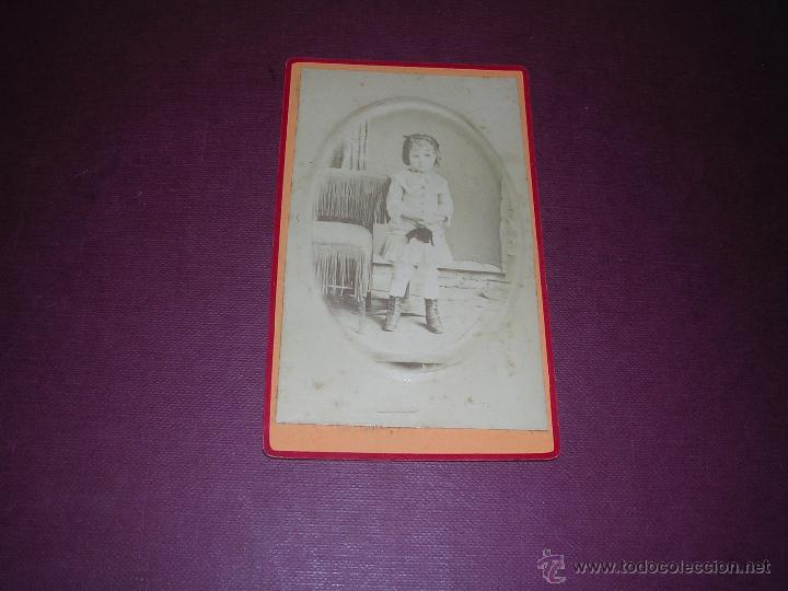 Fotografia antica: FOTOGRAFIA CARTE DE VISITE - 10,5X6,5 CM.