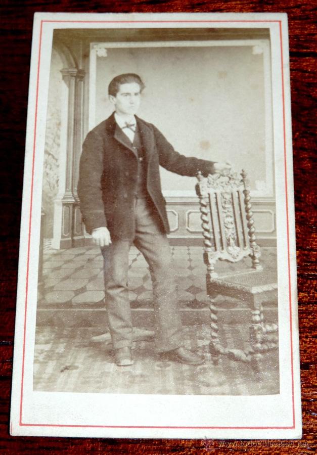 Photographie ancienne: FOTOGRAFIA ALBUMINA TIPO CDV,  MIDE 10,5 X 6,5 CMS APROX.