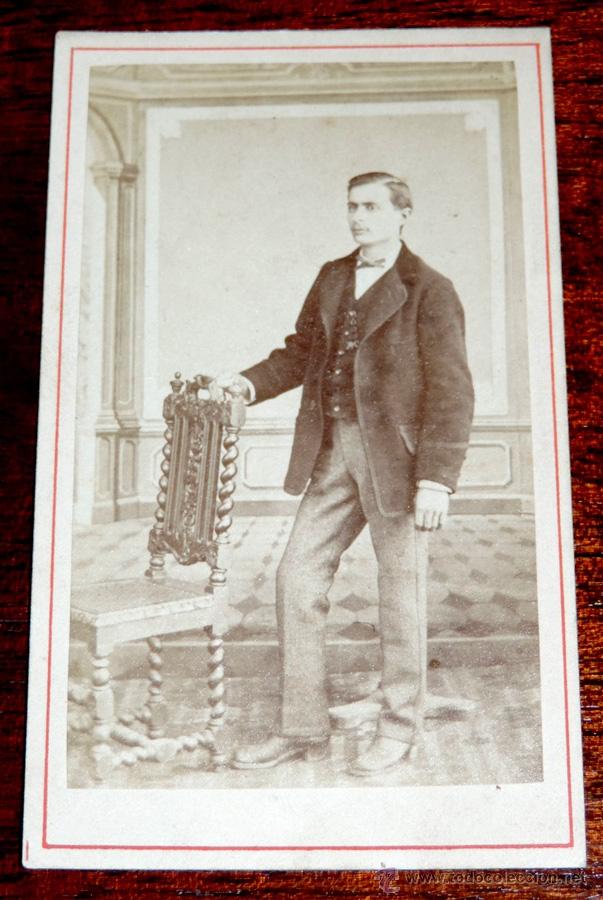 Photographie ancienne: FOTOGRAFIA ALBUMINA TIPO CDV, MIDE 10,5 X 6,5 CMS APROX.