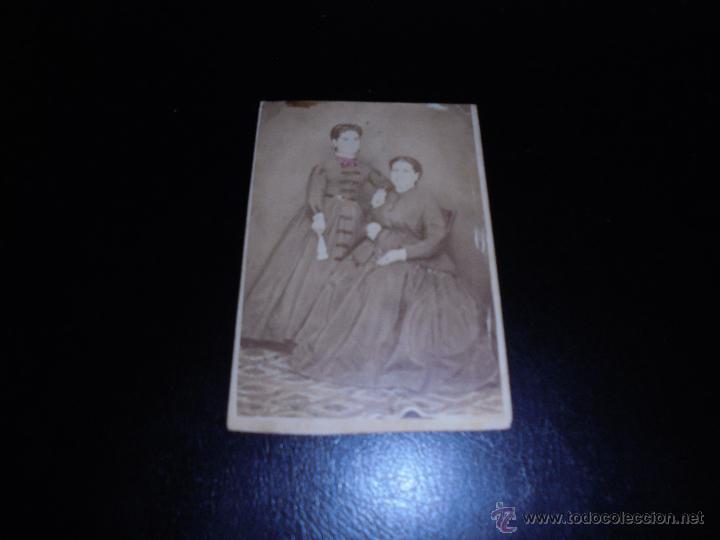 Antique Photography: CARTE DE VISITE - SE&Ntilde;ORA . PARTE POSTERIOR TAMPON PDR - 9,5X6,5 CM .