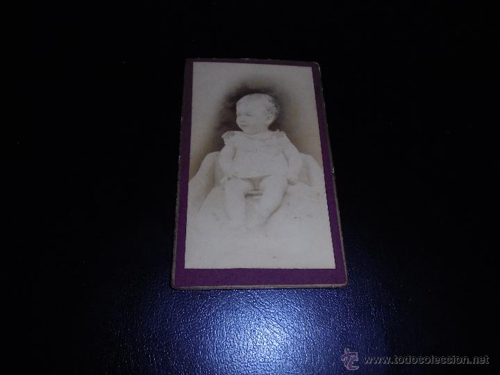 Antique Photography: CARTE DE VISITE - NI&Ntilde;O - 10,5X6.5 CM.