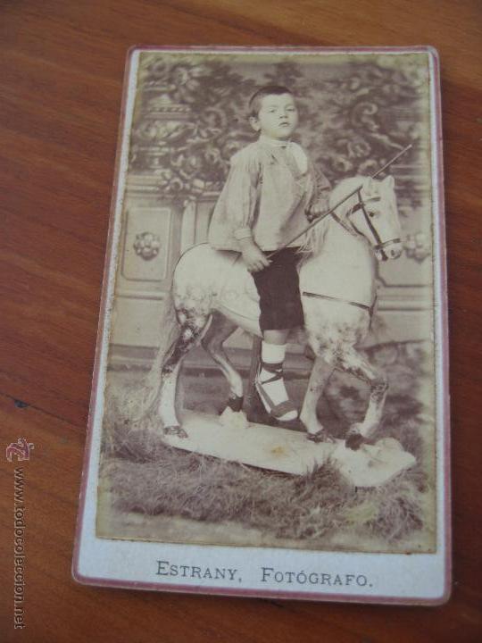 Antique Photography: Estrany fot&oacute;grafo caballito caballo