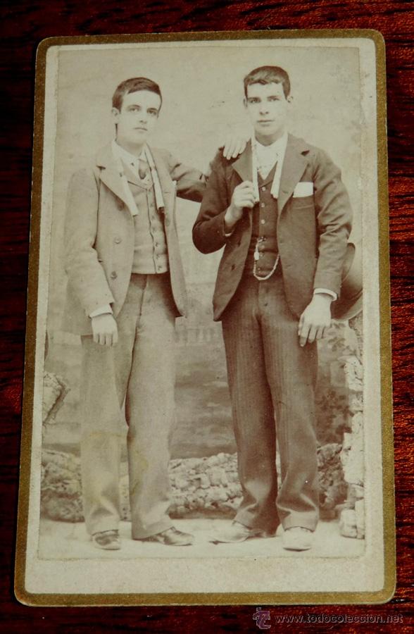 Photographie ancienne: FOTOGRAFIA ALBUMINA TIPO CDV, NO PONE FOTOGRAFO,  MIDE 10 X 6 CMS. APROX.