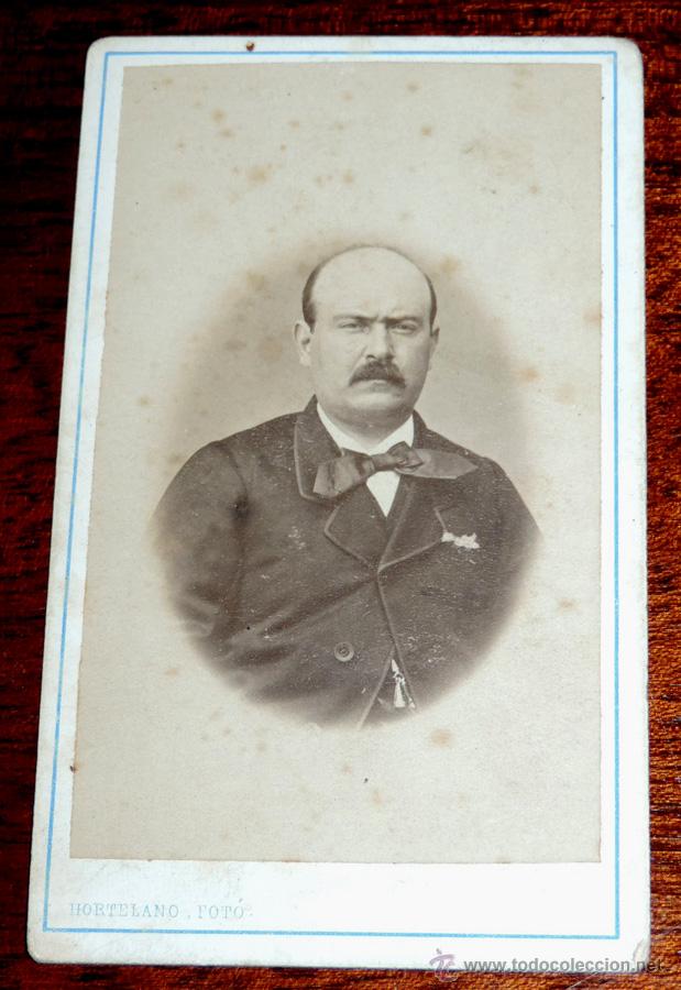 Alte Fotografie: FOTOGRAFIA , CDV, DE JUAN HORTELANO de VALLADOLID, CARTE DE VISITE, ALBUMINA 1873 APROX., MIDE 10,5