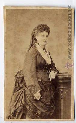 Fotograf&iacute;a antigua: FOTO LARAUZA -BARCELOANA RETRATO SE&Ntilde;ORA C.D.V. CON REVERSO