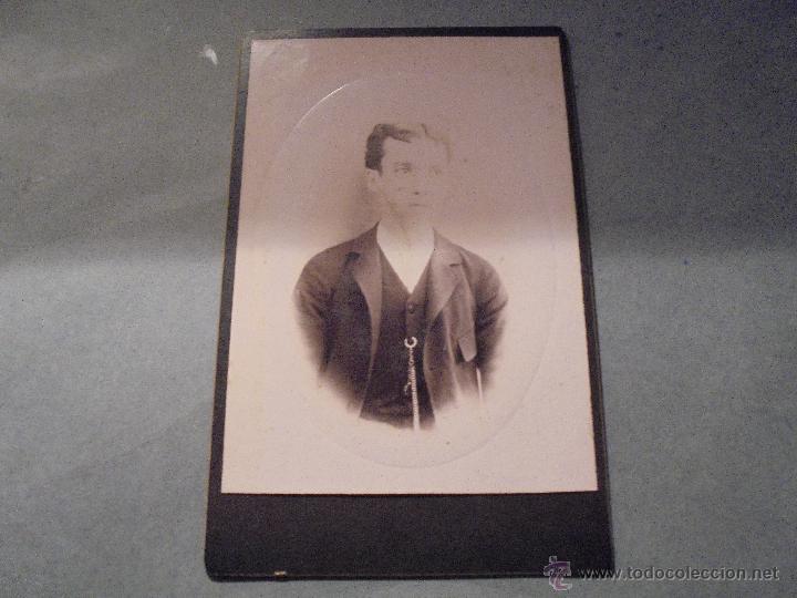 Antique Photography: carte de visite . PERSONAJE - 17X11 CM.