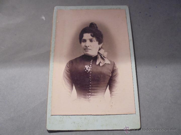 Antique Photography: carte de visite . SE&Ntilde;ORA  - 17X11 CM.