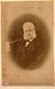 Antique Photography: Albumina, personaje, pol&iacute;tico ?? tama&ntilde;o tarjeta de visita. No figura fot&oacute;grafo.
