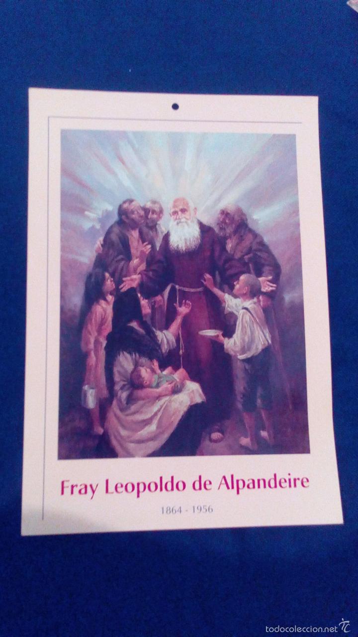 Fotografia antica: FOTOGRAFIA DE ALMANAQUE - FRAY LEOPOLDO DE ALPANDEIRE - 34X24CM. / BUEN ESTADO