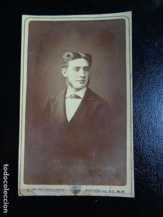 Fotografia antica: CARTA DE VISITE SEPTIEMBRE 1877 DE FRANCISCO MARIA CINTORA - FOTOGRAFO NAPOLEON