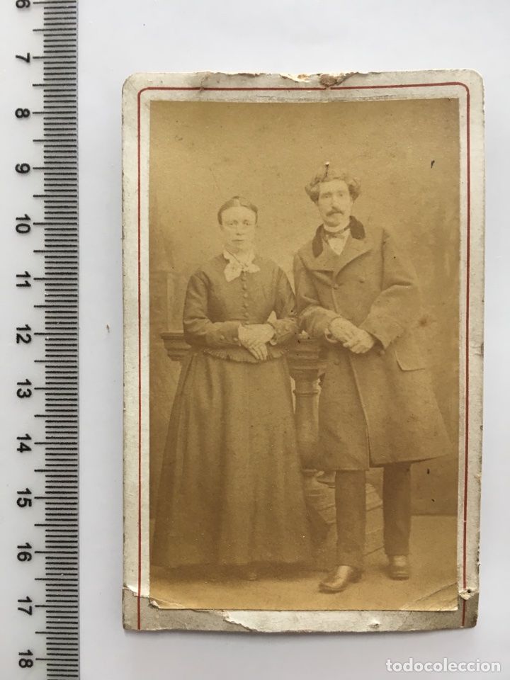 Antique Photography: TARJETA. ESTABL FOTOG. E. DELSART. ANZIN (FRANCIA). H. 1900