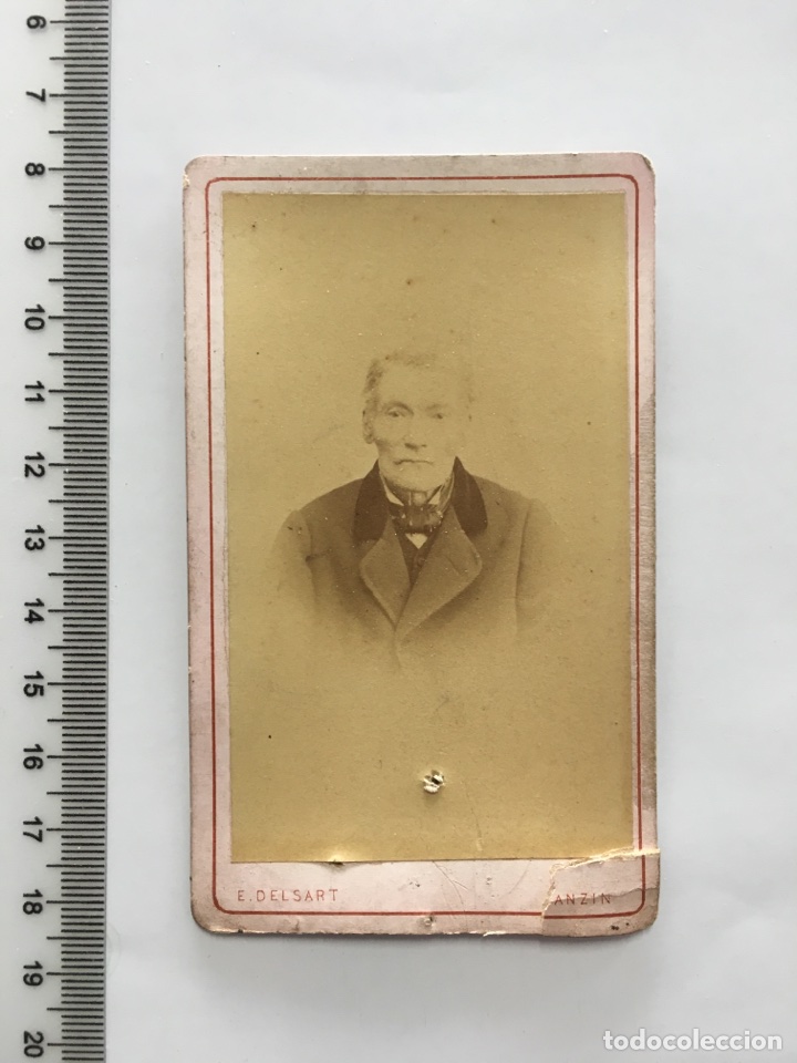 Antique Photography: TARJETA. ESTAB. FOTOG. E. DELSART. ANZIN (FRANCIA). H. 1900?