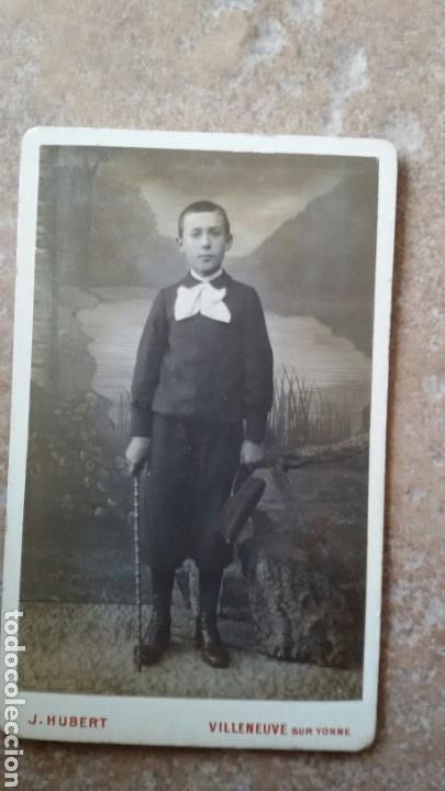 Antique Photography: Carte de visite. Ni&ntilde;o