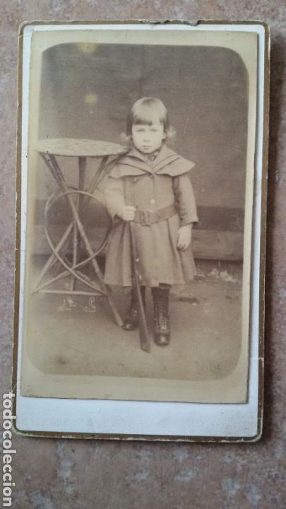 Antique Photography: Carte de visite.Ni&ntilde;o.