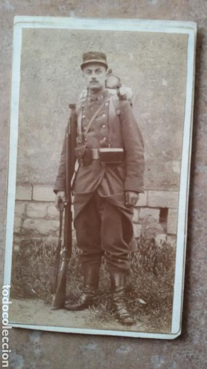 Antique Photography: Carte de visite.Militar franc&eacute;s