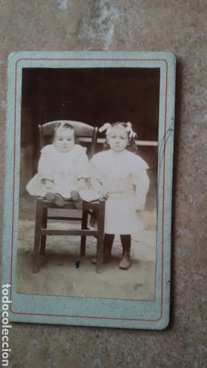 Antique Photography: Carte de visite.Ni&ntilde;os.
