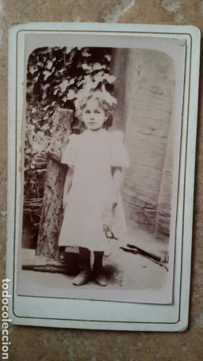 Antique Photography: Carte de visite.Ni&ntilde;a.